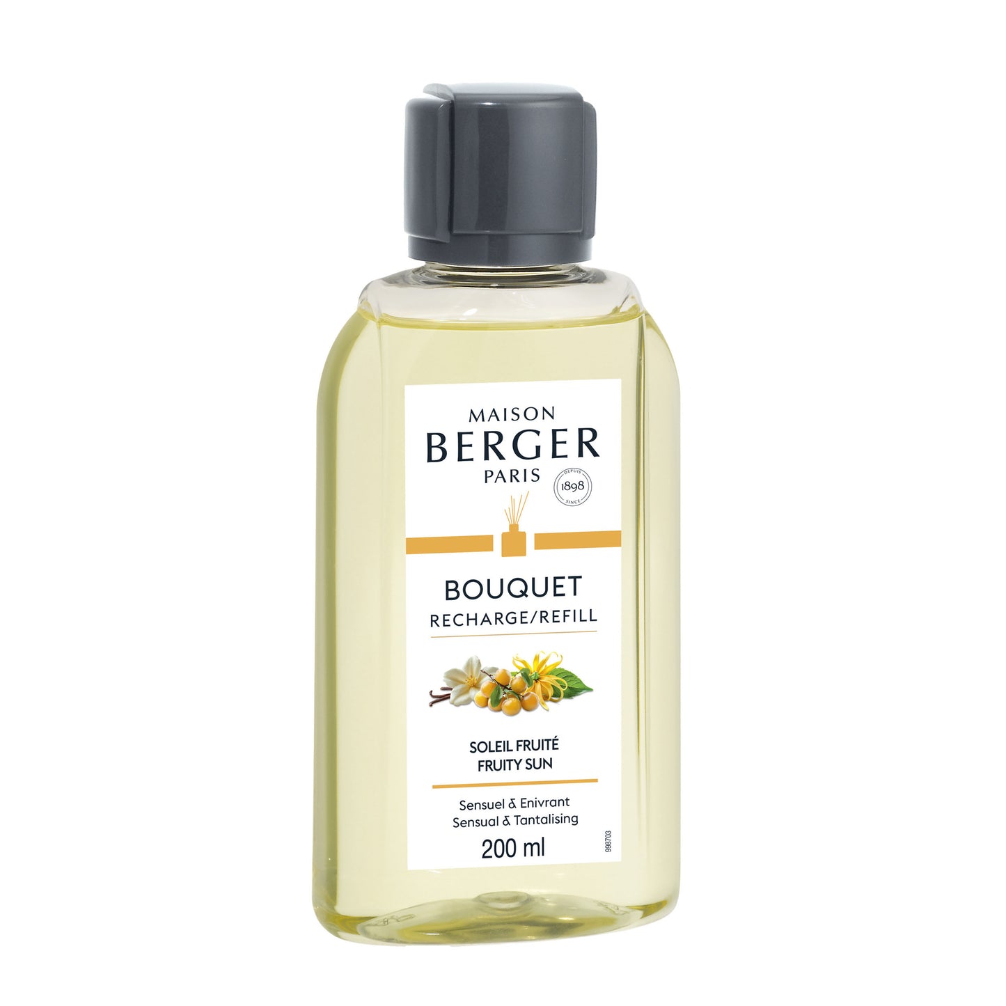 Navulling geurstokjes 200ml Soleil Fruité