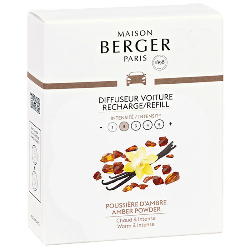 Navullingen autodiffuser 2 stuks Poussière d'Ambre - Amber