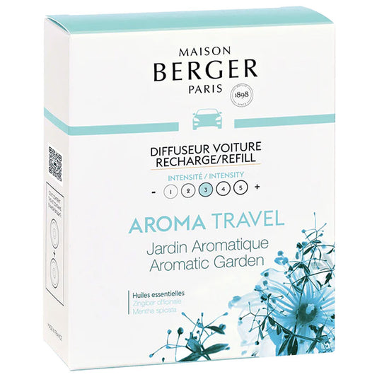 Navullingen autodiffuser 2 stuks autoparfum Aroma Travel - Op reis