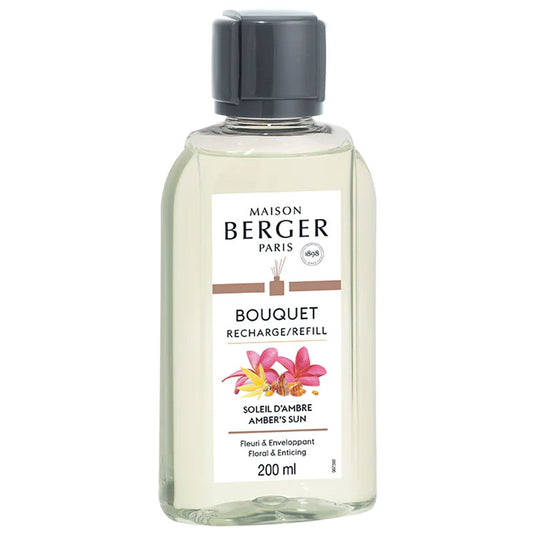 Navulling geurstokjes 200ml Soleil d'Ambre | Zonnige amber