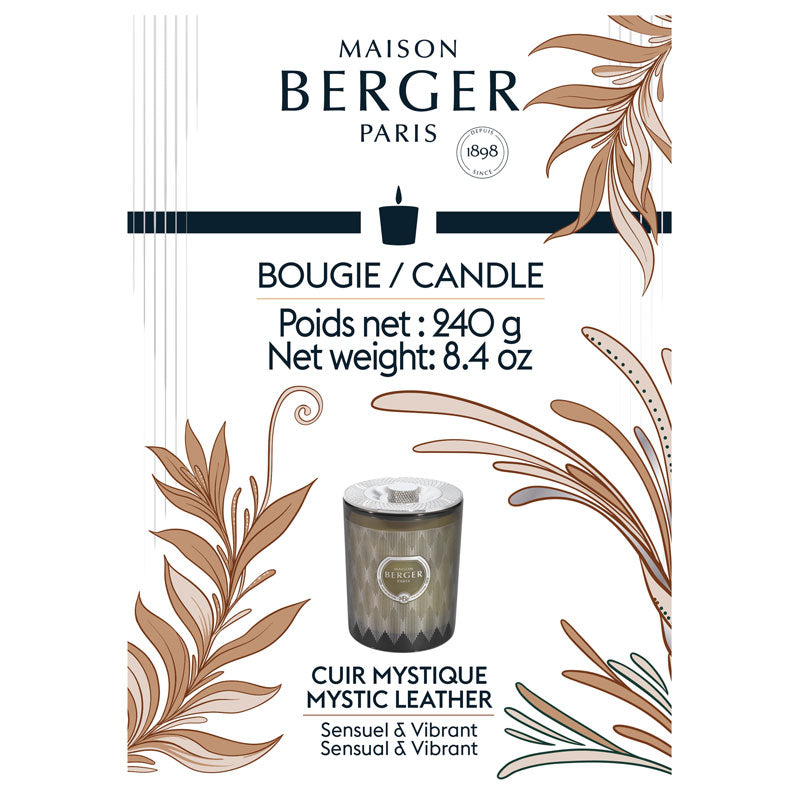 Geurkaars Evanescence Grise Cuir Mystique