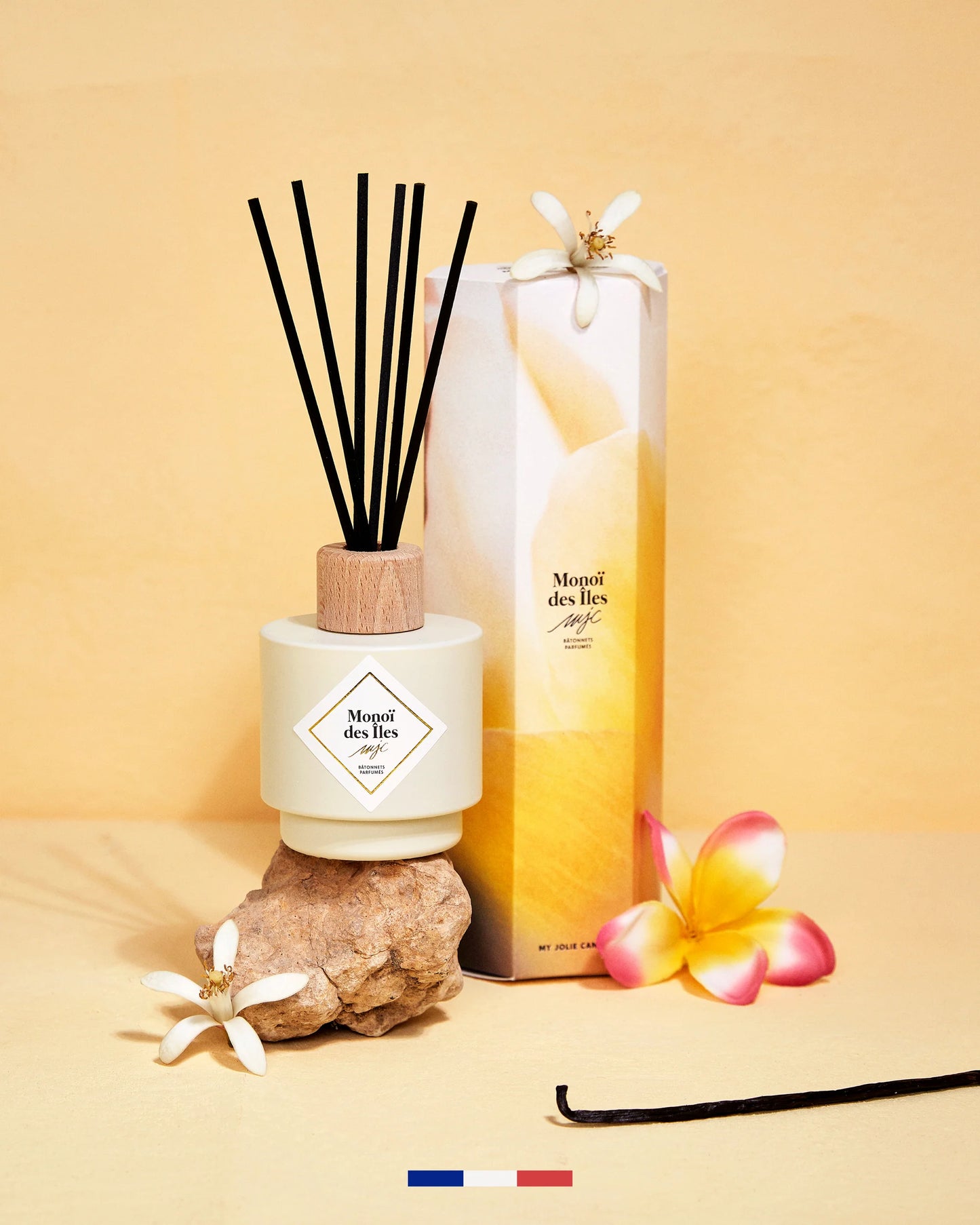 Geurstokjes 100ml MONOÏ DES ÎLES