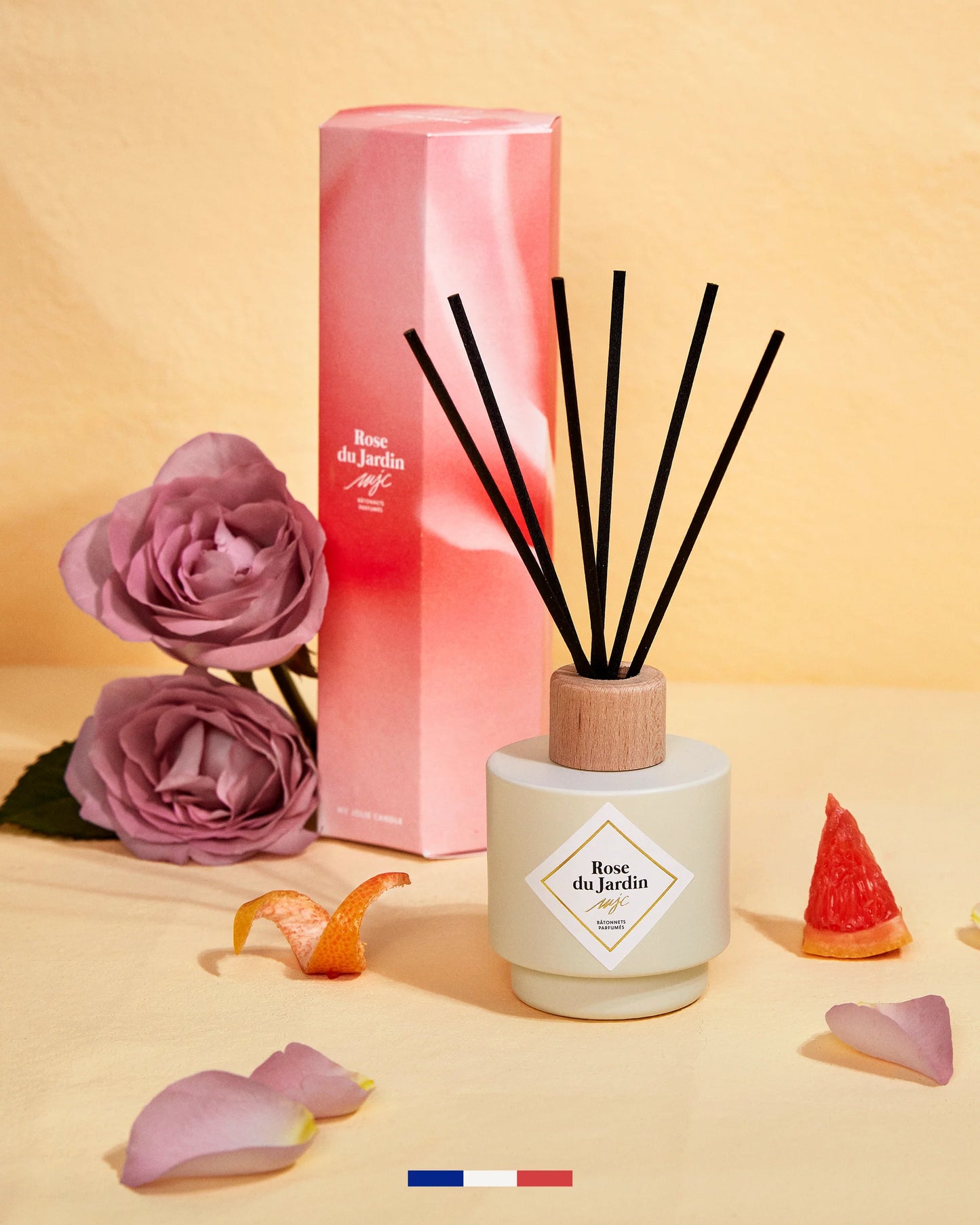 Geurstokjes 100ml ROSE DU JARDIN