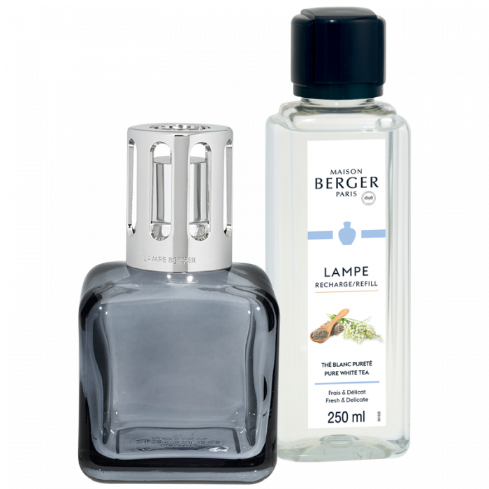 Giftset Lampe Berger Glaçon Grise