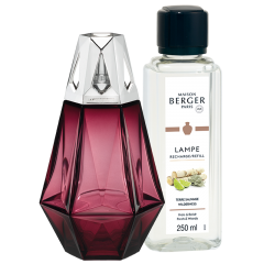 Giftset Lampe Berger Prisme Grenat