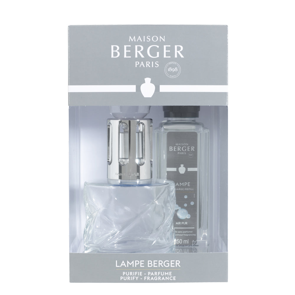 Giftset Lampe Berger Spirale Transparente