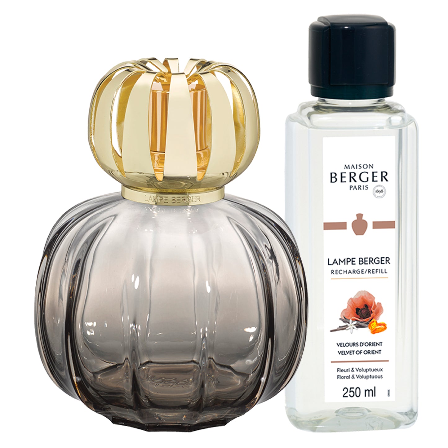 Giftset Lampe Berger Corali Grise