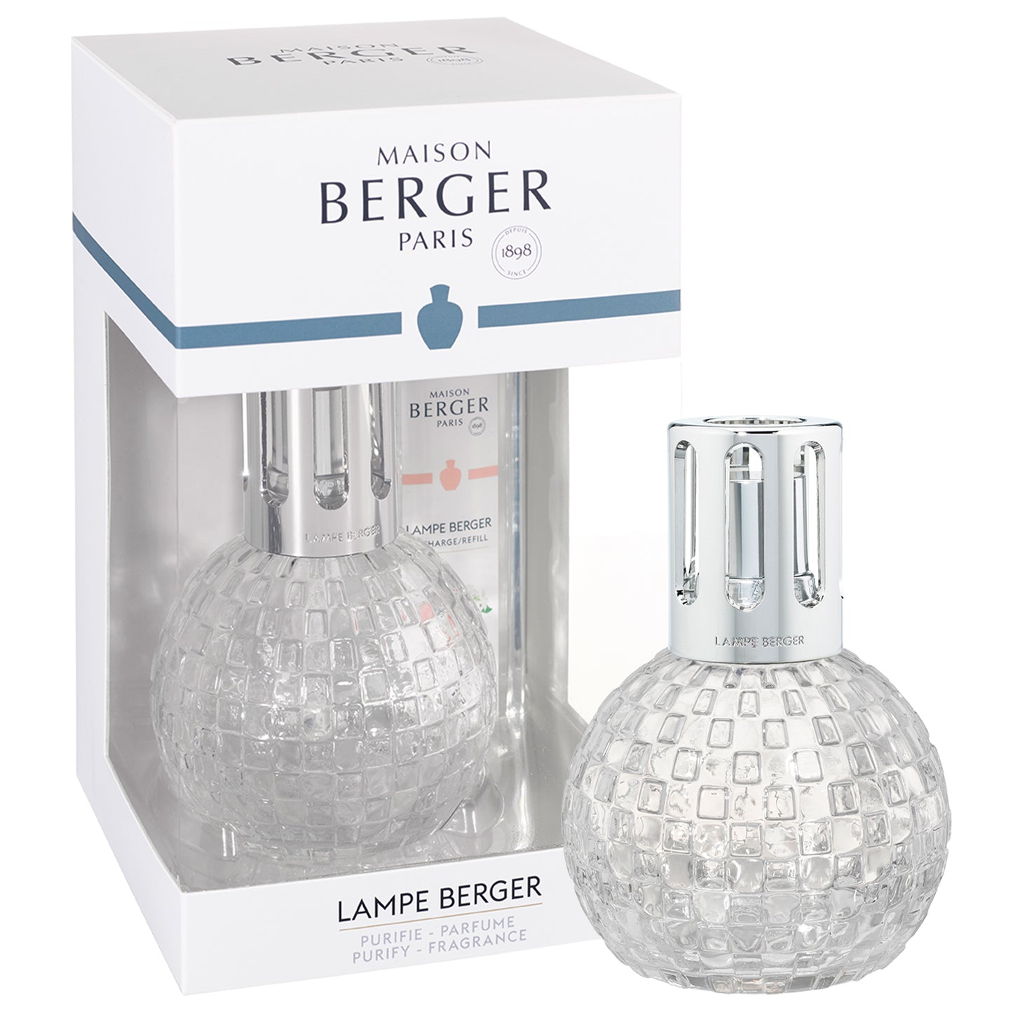 Giftset Lampe Berger Disco Transparant
