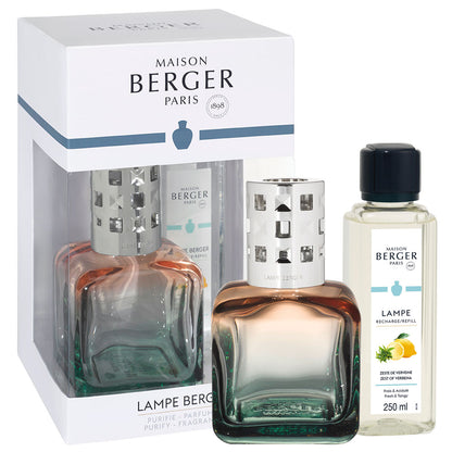 Lampe Berger Giftset Glaçon Pêche/Verte