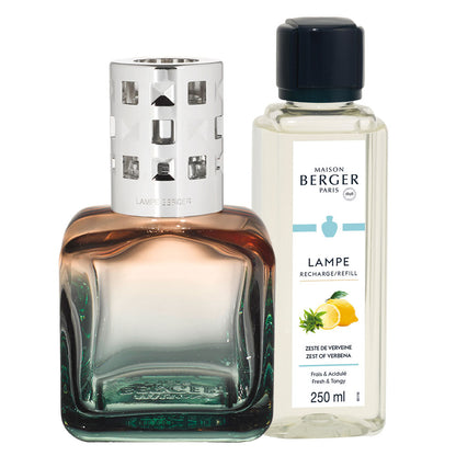 Lampe Berger Giftset Glaçon Pêche/Verte