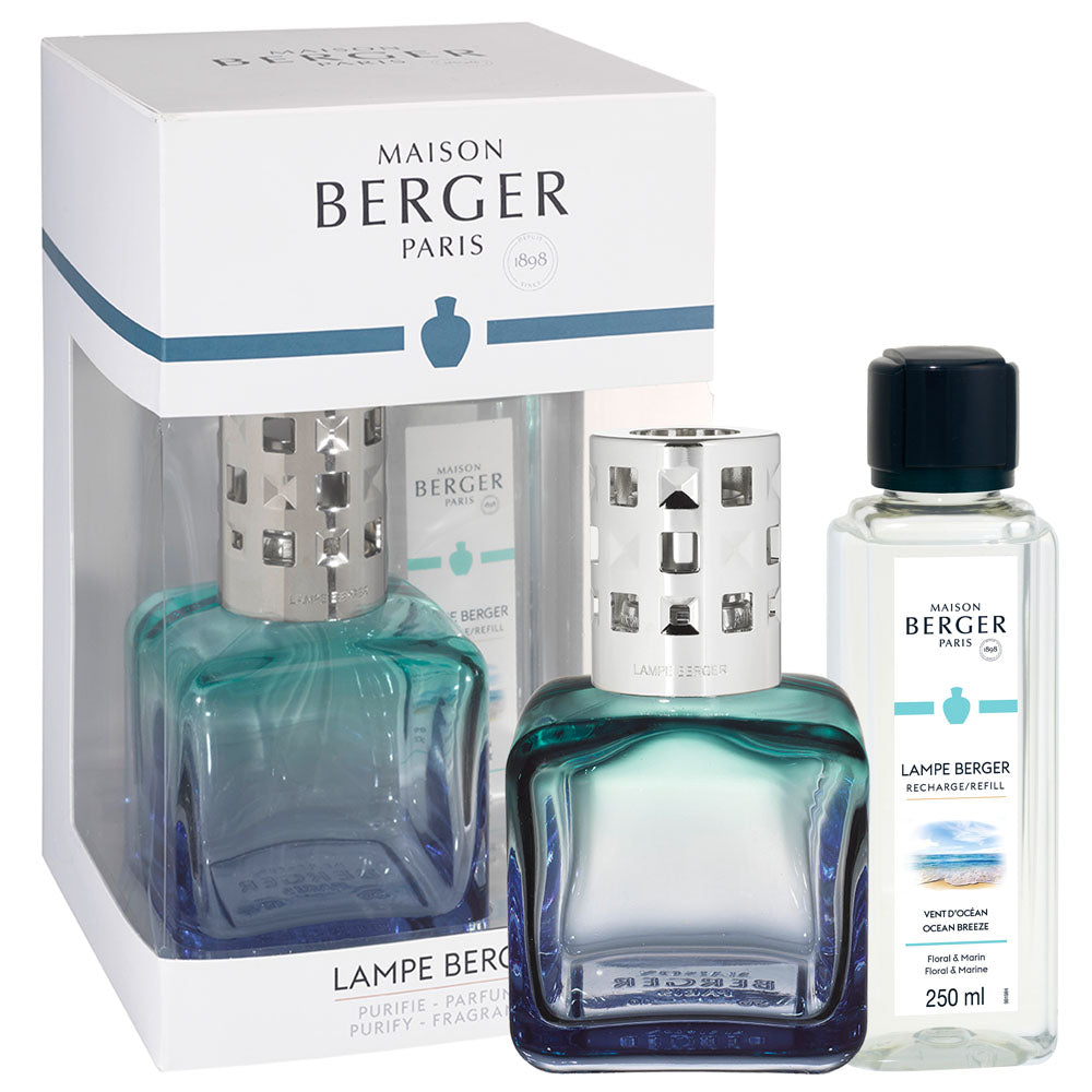 Lampe Berger Giftset Glaçon Turquoise/Bleue