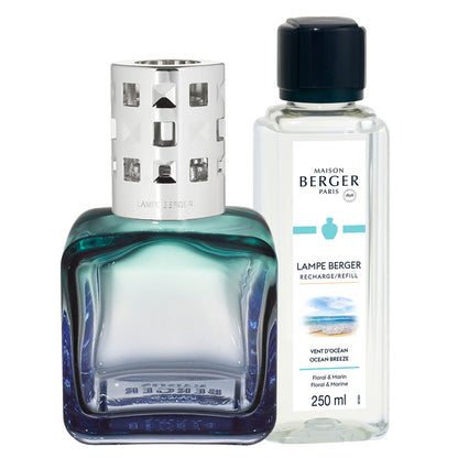 Lampe Berger Giftset Glaçon Turquoise/Bleue