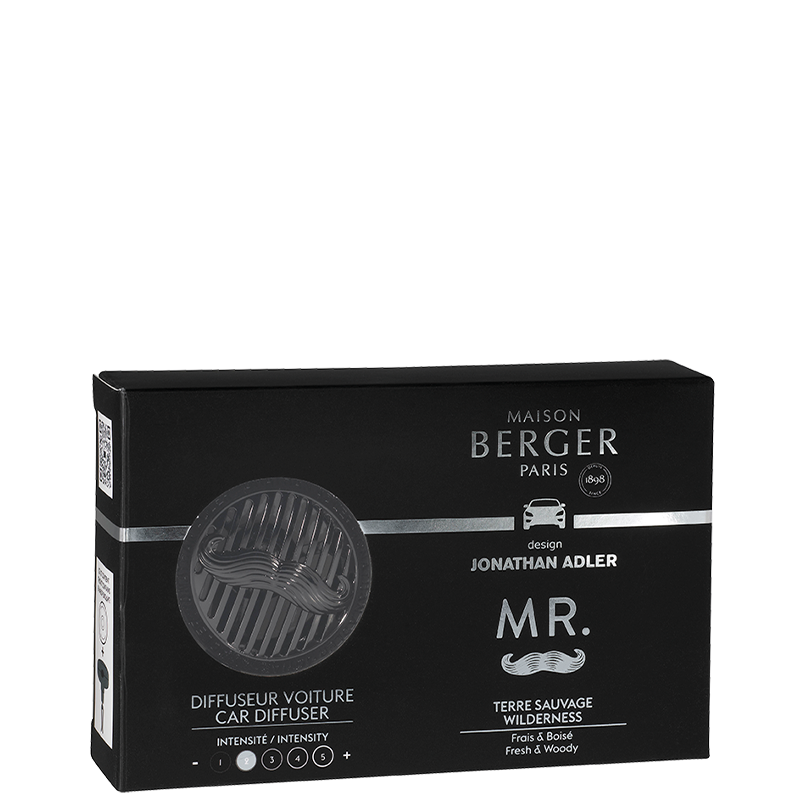 Autodiffuser Mr. met snorretje