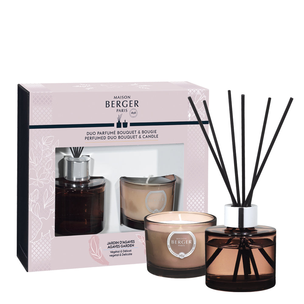 Duo mini parfumverspreider & geurkaars Joy