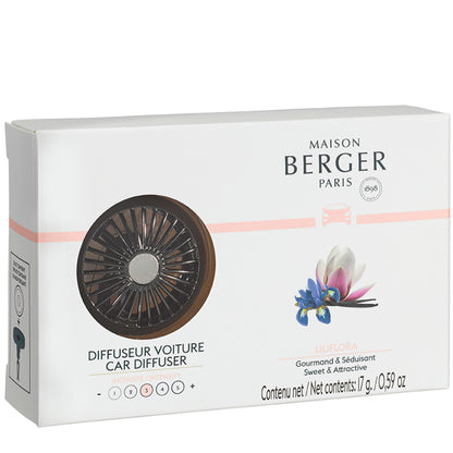 Autodiffuser Gun metal met Liliflora