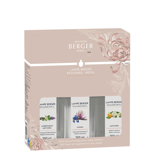 Triopack Lampe Berger huisparfum Ophelia 3x250ml