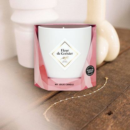 My Jolie Candle Geurkaars 180g Fleur de Cerisier met armbandje
