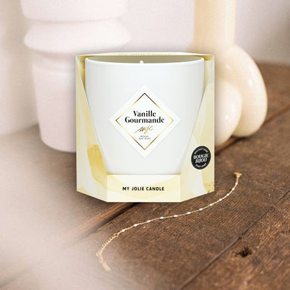 My Jolie Candle Geurkaars 180g Vanille Gourmande met armbandje