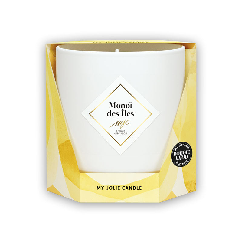 My Jolie Candle Geurkaars 180g Monoï des Îles met armbandje