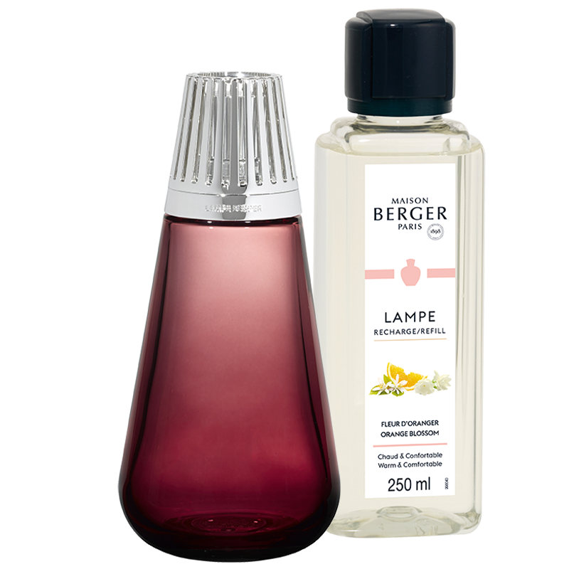 Giftset Lampe Berger Amphora Framboise