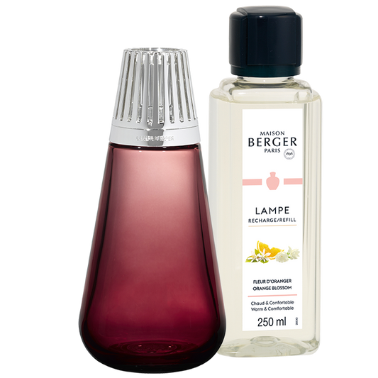 Giftset Lampe Berger Amphora Framboise