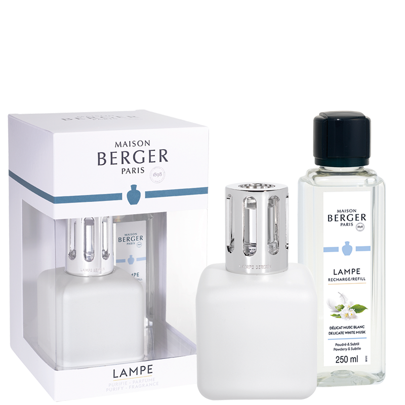 Giftset Lampe Berger Glacon Blanc
