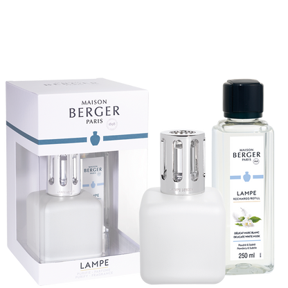 Giftset Lampe Berger Glacon Blanc