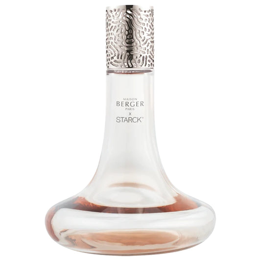 Giftset Lampe Berger STARCK Rose - Peau de Soie 500ml