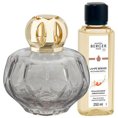 Giftset Lampe Berger Rosalie Grise