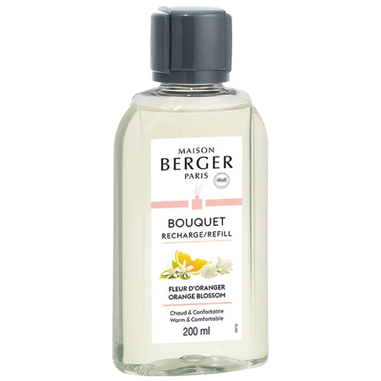 Navulling geurstokjes 200ml Fleur d'Oranger | Oranjebloesem