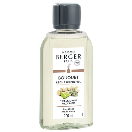 Navulling geurstokjes 200ml Terre Sauvage | Wild hout