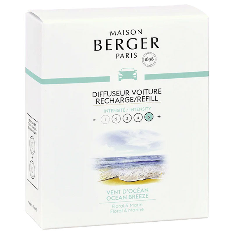 Navullingen autodiffuser 2  stuks Vent d’Ocean – Bries vanuit de zee