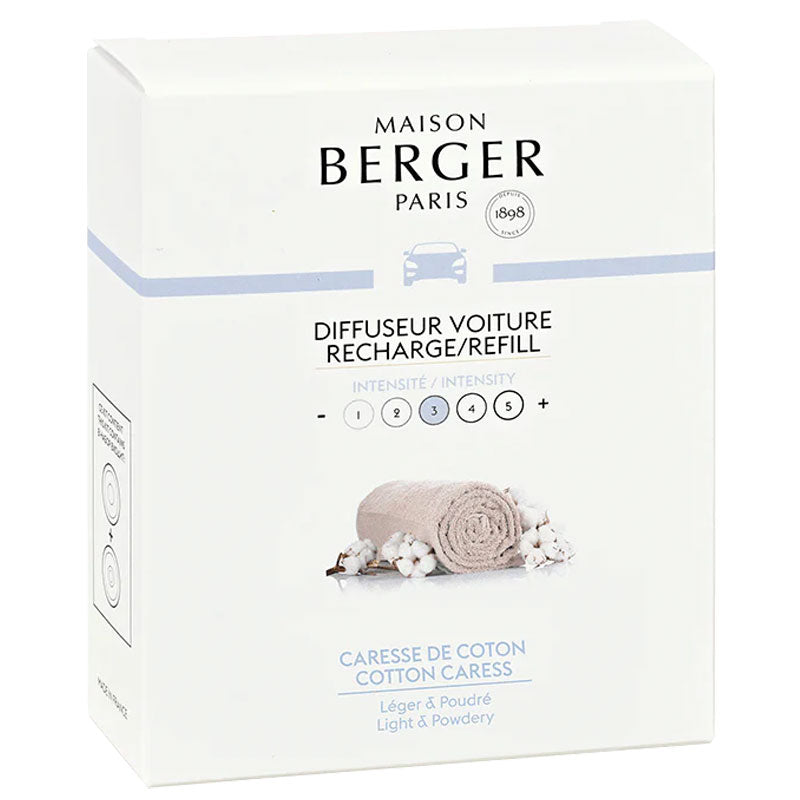 Navullingen autodiffuser 2 stuks Caresse de Coton - Zachte katoen