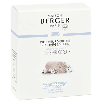 Navullingen autodiffuser 2 stuks Caresse de Coton - Zachte katoen