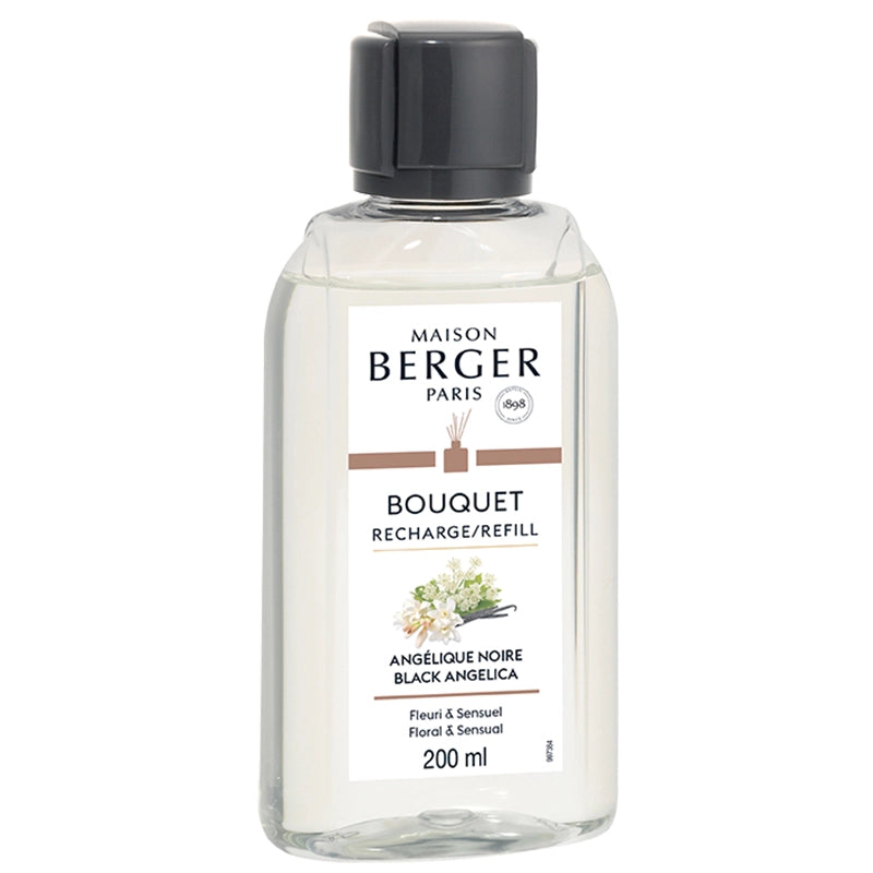 Navulling geurstokjes 200ml  Angélique Noire | Zwarte angelica