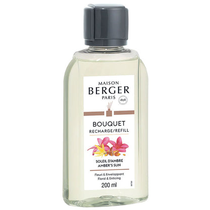 Navulling geurstokjes 200ml Soleil d'Ambre | Zonnige amber