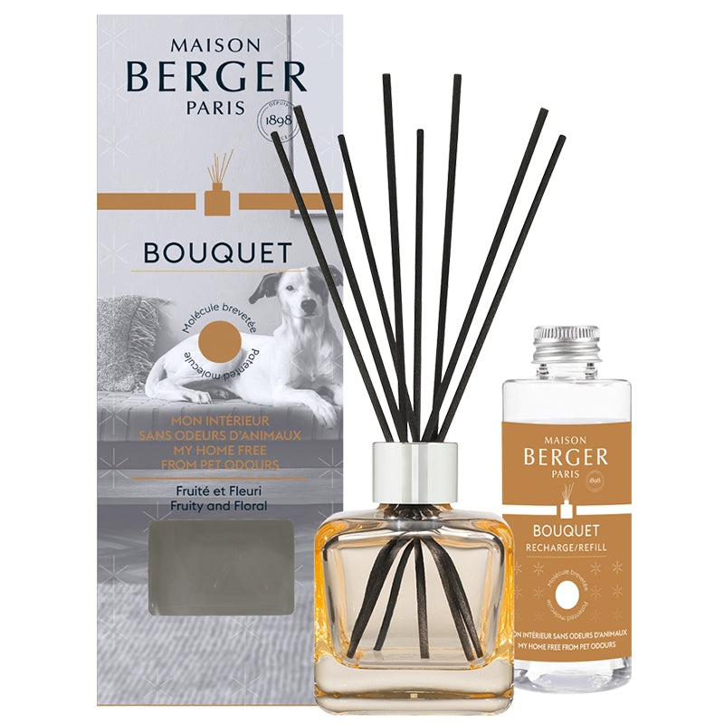 Parfumsticks Cube & Dierenluchtjes - Fris en bloemig