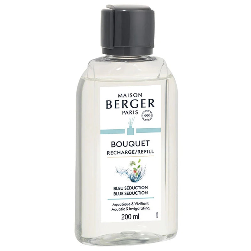 Navulling geurstokjes 200ml Bleu Séduction | Blauwe verleiding