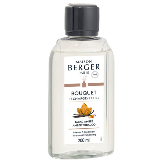 Navulling geurstokjes 200ml Tabac Ambré | Voluptueuze amber