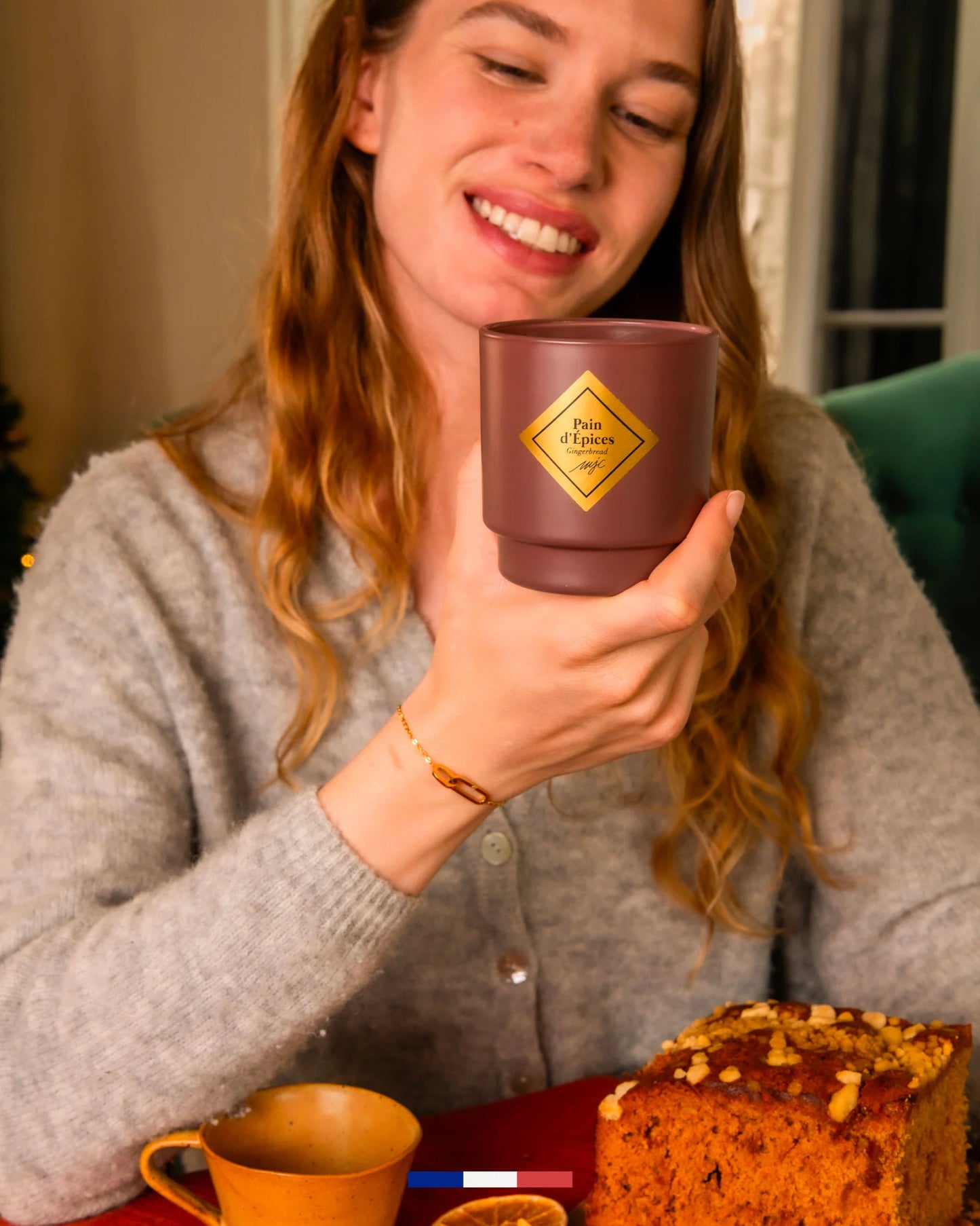 Geurkaars met sieraad armband Paine d'Épices