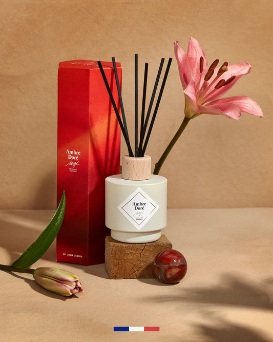 Geurstokjes 100ml AMBRE DORE