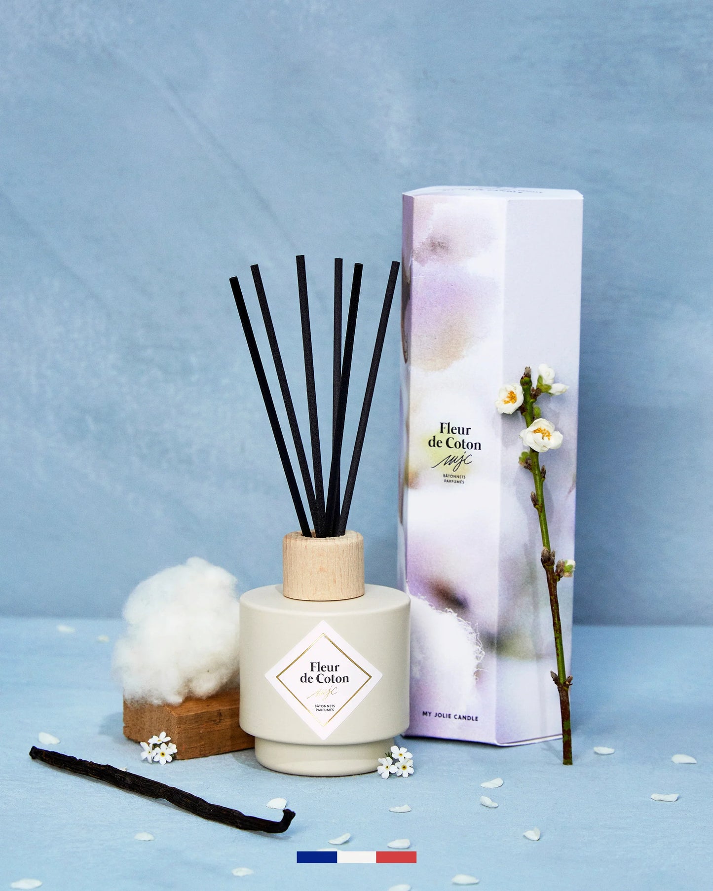 Geurstokjes 100ml FLEUR DE COTON