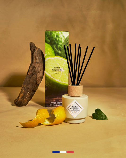 Geurstokjes 100ml SANTAL BERGAMOTE