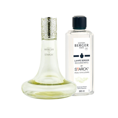 Giftset Lampe Berger STARCK Verte - Peau d'Ailleurs 500ml