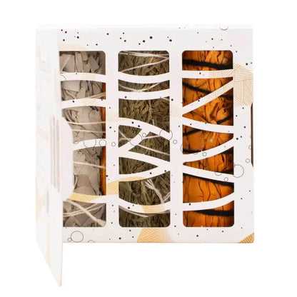 Trio van salie: Cannelle-orange, Cèdre & Citrouille cannelle