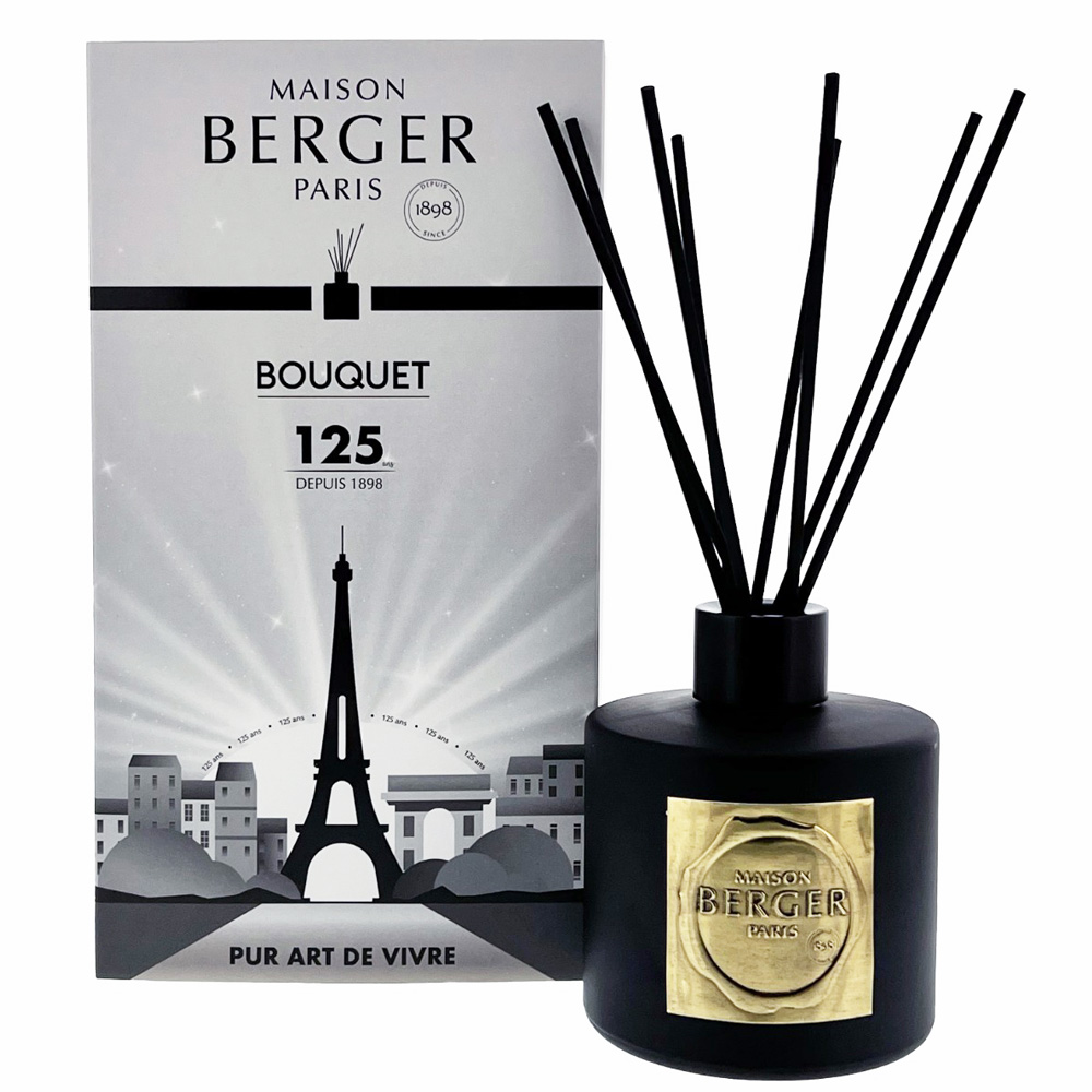 jubileum model parfumverspreider mat zwart 125 jaar Maison Berger Paris verpakking plus parfumverspreider