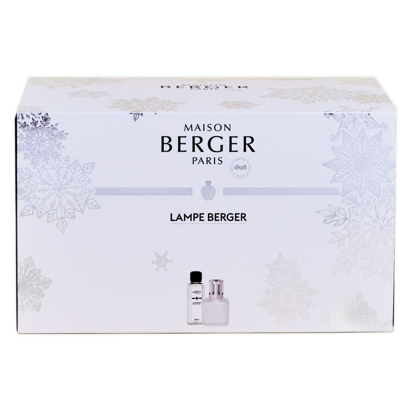 Giftset Lampe Berger Glacon Givree Winter met huisparfum Sapin Festif 250ml - geschenkverpakking