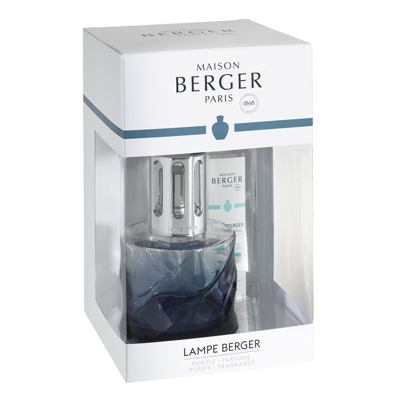 4804 Giftset Lampe Berger Spirale Bleue met huisparfum Vente d'Ocean 250ml - cadeauverpakking