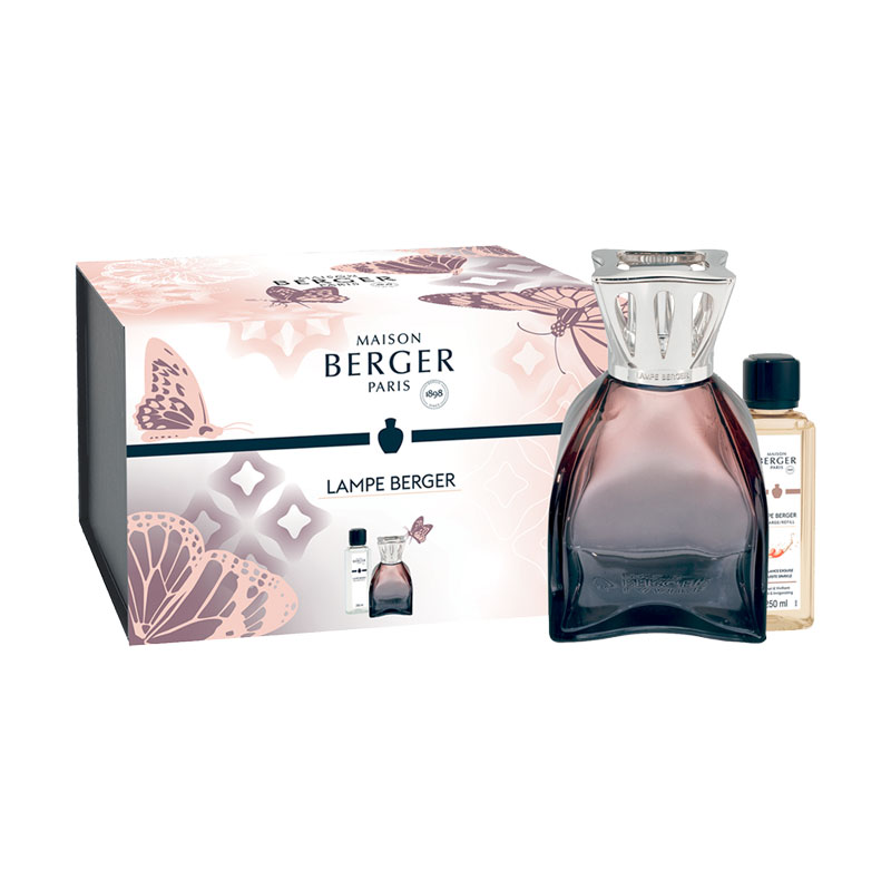 4799 Lampe Berger Lilly Rose met huisparfum Pétillance Exquise 125ml - geschenkverpakking met model en navulling